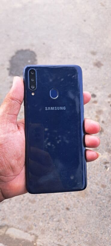 Samsung Galaxy A20s, 32 GB, rəng - Göy, Barmaq izi