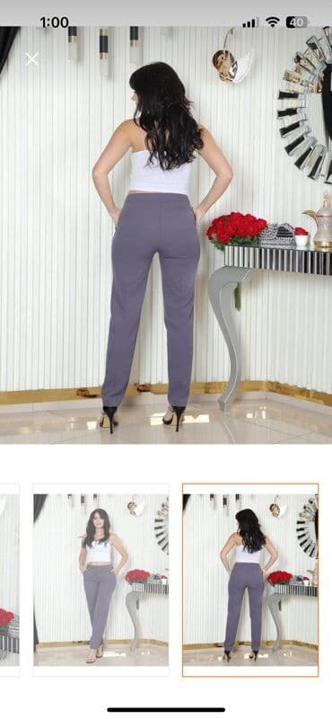 üçlü qadın kostyumları: Boz rəngdə qadın kostyumu, rəsmi görüşlərdə və ya ziyafətlərdə — 5