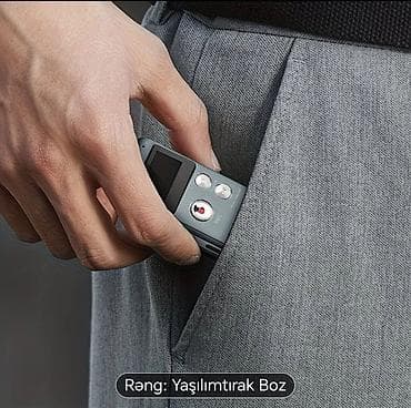 mikrofon boya by m1: Coxfunksiyali rəqəmsal Led ekranli səs yazıcısı.8Gb yaddaşa — 1