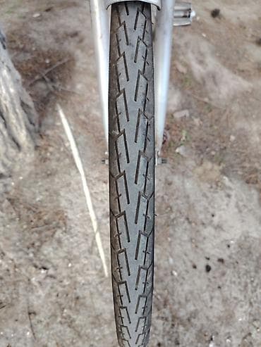 Velosiped aksesuarları: Şəhər/klassik tip velosiped - Rəng: yaşıl gövdə, gümüşü çəngəl və — 4