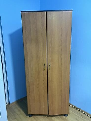İki qapılı paltar şkafı - Material: laminat/LDSP korpus, ön hissə — 2