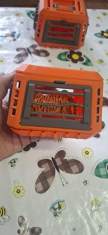 b class makasin: Uşaq oyuncağı – Pələng fiqurlu daşıma qəfəsi seti whatsApp aktiv cütü — 2