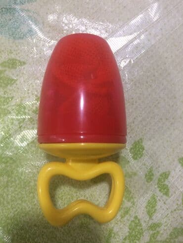 uşaq yeməyi: Əmzik. Körpə üçün meyvəni yeməyi asanlaşdıran vasitə. Qablaşdırılmış — 1