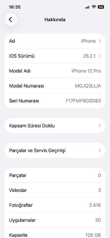 iphone ucuz qiymete: IPhone 12 Pro, 128 GB, Göy, Face ID — 5