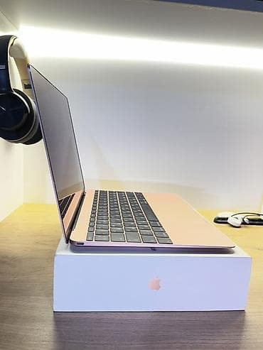 macbook 12: Apple MacBook (Retina, 12-inch,) – Rose Gold Heç bir cızığı yoxdur — 7