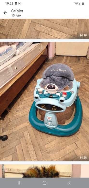 4 ayliq usaq: Klassik gəzinti arabası, Yaş: 6-12 ay — 2