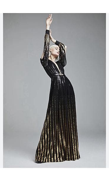 şifon don: Don bahalı İspan istehsalı brendə aiddir Zərif axşam/gecə geyimi – — 1