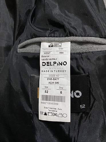 cantalar: Palto, Derby, 2XL, rəng - Boz — 5