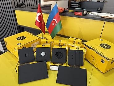 qaplar ev: Məhsul: Elegant Electrical keçid və rozetka seriyası - Qara, mat — 5