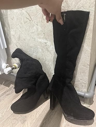 Çəkmələr: Çəkmə, Ölçü: 38, rəng - Qara, İşlənmiş — 5