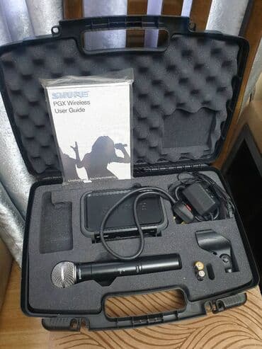 İşlənmiş Simsiz (Bluetooth) Mikrofon Shure