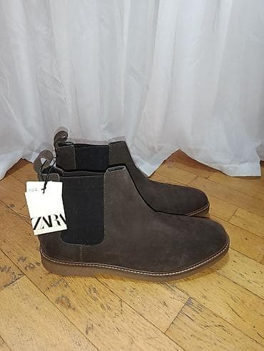 Botinkalar: ZARA kişi Chelsea çəkmələri - Model: Chelsea Boots - Rəng: tünd — 3