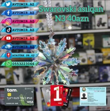 danqrat azərbaycan dilində: Swarovski asılqan n3 40azn *avtomir.Az* / atatürk prospekti 62 🚙🚒 — 1