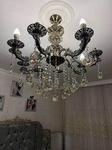 beton qiymetleri: Çılçıraq, 6 lampa, Metal — 1