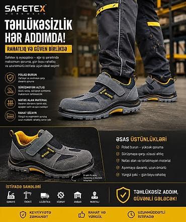 brend ayaqqabılar: Safetex Workwear təhlükəsizlik ayaqqabıları – ağır iş şəraitində — 2