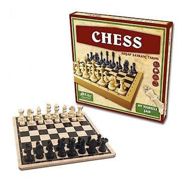 Спорт и хобби: Məhsul: Taxta şahmat dəsti – “Chess” (Ay Yıldızlı Şah) Xüsusiyyətlər — 1