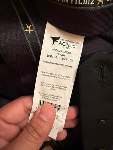 Köynəklər: Etiketi uzerindedir razmer uygun gelmediyi ucun satiram olcu 56-6 — 6