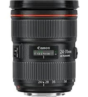 adapt: Canon EF 24-70mm f/2.8L II USM obyektiv - Fokus məsafəsi: 24–70 mm — 1
