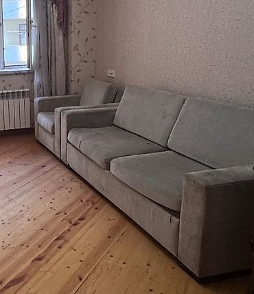 embawood kreslo: İşlənmiş, Klassik divan, Divan, 2 kreslo, Bazasız, Açılan — 1