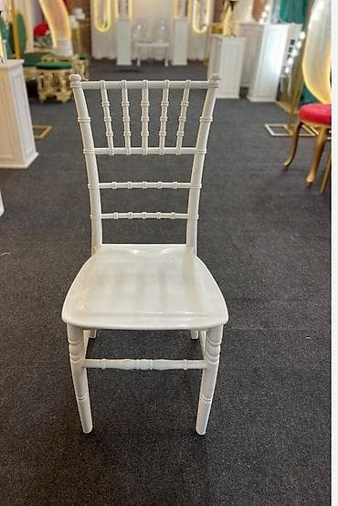 stul restoran: Qonaq otağı üçün, Qatlanmayan, rəng - Ağ Stul — 6