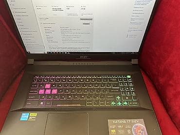 msi katana: İşlənmiş MSI, 17 ", Intel Core i5, 512 GB, Ödənişli çatdırılma, Pulsuz çatdırılma — 5