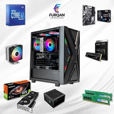 Masaüstü kompüterlər və komponentlər: Gaming PC | Core i7 10700K 5.10 GHZ Boost | RTX 3060 12GB | 32GB DDR4 — 1