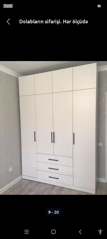 ağaç satış: Açılan, 4 qapılı Düz dolab, Şifonyer, Türkiyə — 7