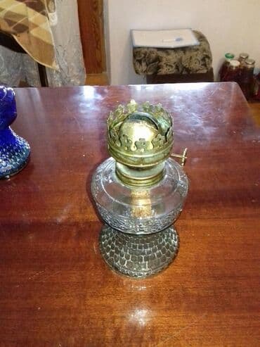 ваза для сладостей: Lampa qədimi neft ilə yanır — 2