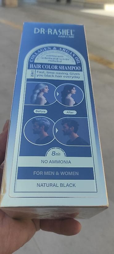 DR.RASHEL qara şampun (collagen + argan yağı ilə) super asandır, amma