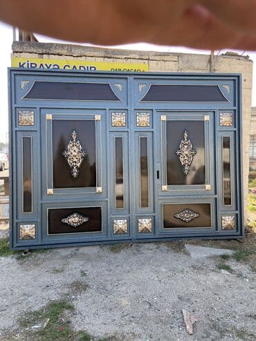 ən ucuz darvazalar: Salam Darvaza Yenidir Eni-3.50 Hündürlük-2.60.Bütün Matreallar Rusiya — 2