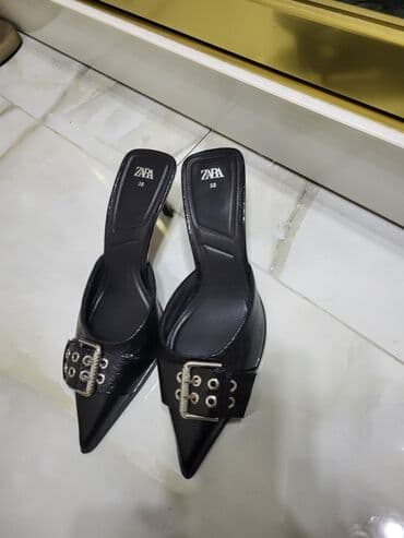 женские велюровые тапочки: Tərliklər, Ölçü: 38, rəng - Qara, Yeni — 1