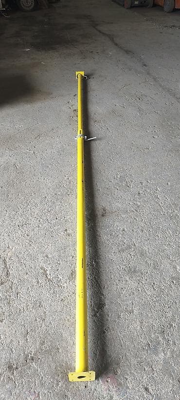 islenmis generator satisi: Metal teleskopik dirək – tikinti üçün - Material: polad - Rəng: sarı — 1