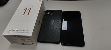 mi 10 ultra: Xiaomi 11 Lite, 128 GB, rəng - Qara, 
 Qırıq, Barmaq izi, İki sim kartlı — 1