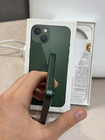 iphone ipad: IPhone 13, 128 GB, Yaşıl, Face ID, Sənədlərlə — 3