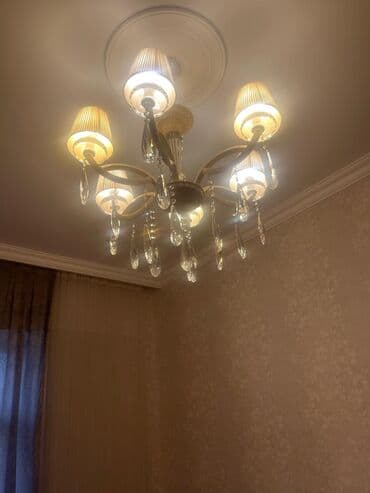 biserli parcalar: Çılçıraq, 6 lampa, Metal — 5