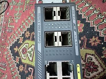 islemis telefonlarin satisi: Cisco Catalyst 2960-X (WS-C2960X-24PS-L) idarə olunan switch - — 4