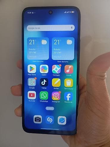 iphone 17 e: Redmi 13, 128 GB, rəng - Qara, Barmaq izi, Face ID — 1