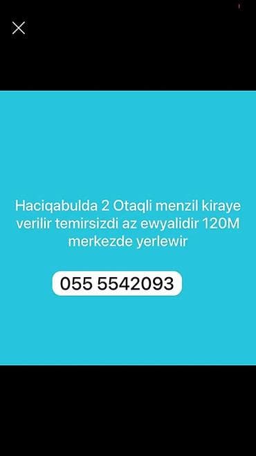 2 otaqlı, 120 kv. m