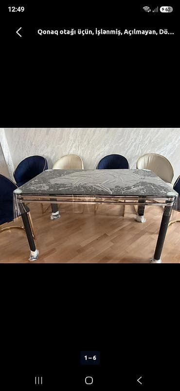 stol ustul: Masa stulları satılır qonaq üçün təcili — 1
