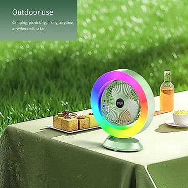 ventil: LED İşıqlı Masaüstü Sərinkeş S27 | Colorful Lighting Fan . ❄️ Sərinlik — 3