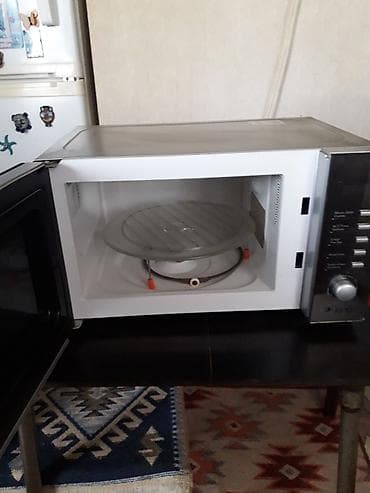 Mikrodalğalı sobalar: Mikrodalğalı soba King, Ayrıca dayanan, Qril ilə, rəng - Boz, İşlənmiş — 3