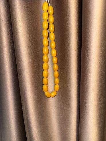 ferid optik sumqayit: Kəhrəba Təsbeh.Osmanlı Təsbehidir.23 ədəd Kəhrəba Daşı ədədi 60 — 2