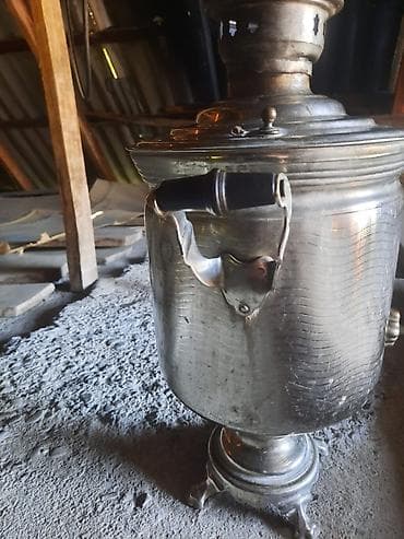 tecili satilan ucuz esyalar: İşlənmiş Od Samovar, 5 l, Ödənişli çatdırılma — 3