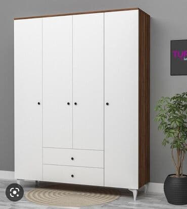 isqaf: Yeni, Açılan, 4 qapılı Düz dolab, Qarderob, paltar dolabı, Azərbaycan — 1