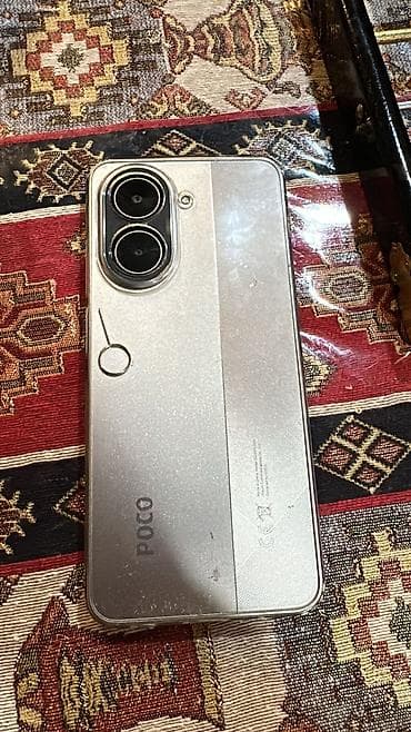 Foto və videokameralar: Poco C71, 128 GB, rəng - Gümüşü, Barmaq izi — 2