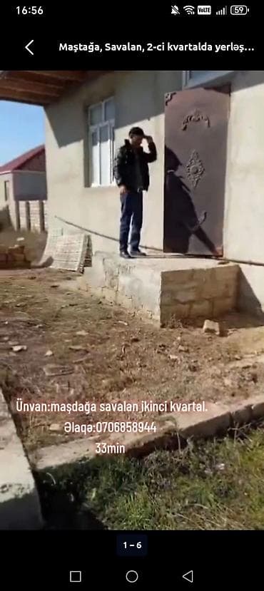 sumqayit 33 yolu heyet evleri: Maştağa, Savalan, 2-ci kvartalda yerləşən həyət evi. 3 sotda yerləşir — 1
