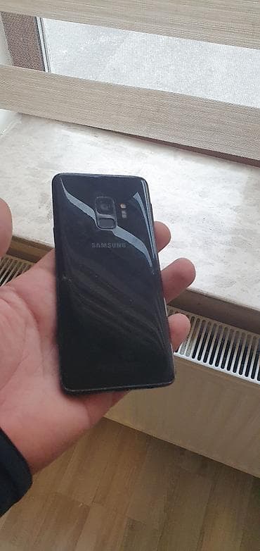 divarda televizor yeri: Samsung Galaxy S9, 64 GB, rəng - Qara, Barmaq izi — 7