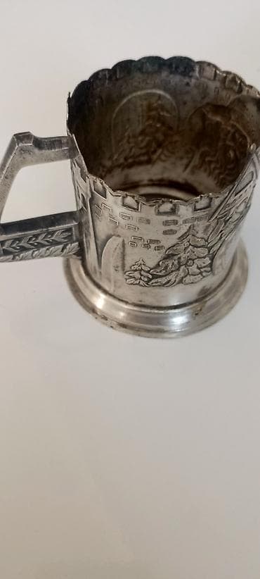 sufreler instagram: Sovet dövrü,1940-cı illər.Gümüşlənmiş metaldan hazırlanmış qədəh üçün — 6