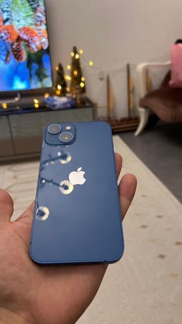 telefon planşet: IPhone 13, 128 GB, Mavi, Simsiz şarj, Face ID, Sənədlərlə — 1