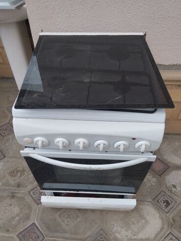 pilasdiq qapi: Qaz sobası və plitə - 4 gözlü qaz plitəsi: üst hissədə metal qəfəs — 3